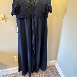 Mother of the Bride, homecoming, holiday, occasion dress. NWT size 22 Navy Blue